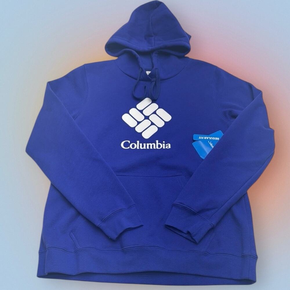COLUMBIA Women’s Medium Purple / Blue Hoodie Sweatshirt